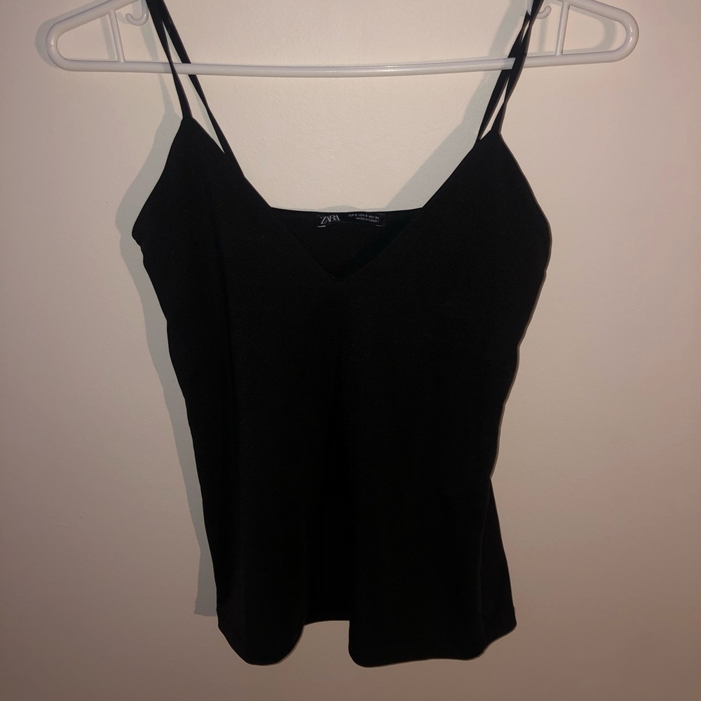 Zara black tank